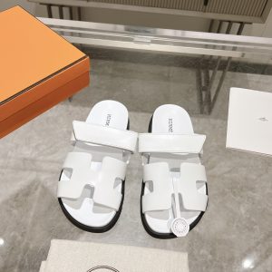 Herme* Ancone Cowhide Slide Sandals image 1