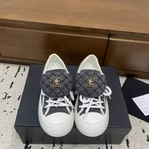 Quilted Flap Mule Sneakers with Turnlock Detail image 1