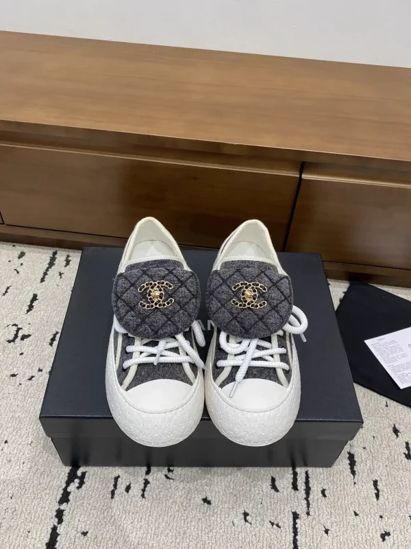 Quilted Flap Mule Sneakers with Turnlock Detail image 1