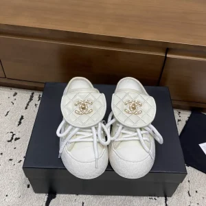 Quilted Flap Mule Sneakers with Turnlock Detail image 1
