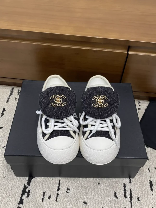 Quilted Flap Mule Sneakers with Turnlock Detail image 1