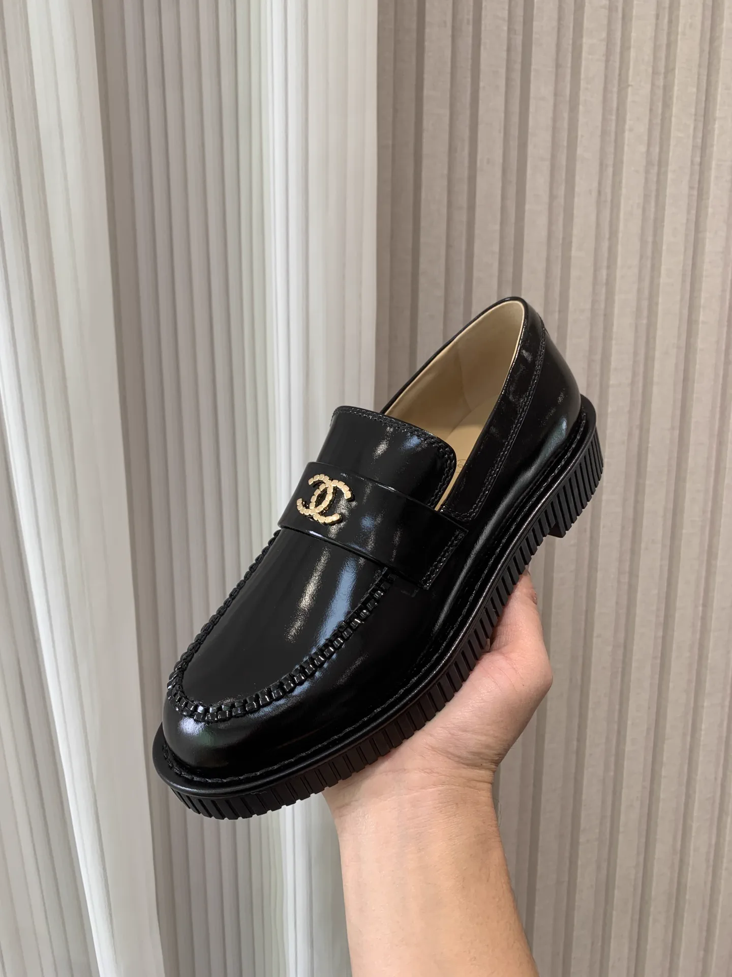 Classic Double C Color-Block Loafers image 1