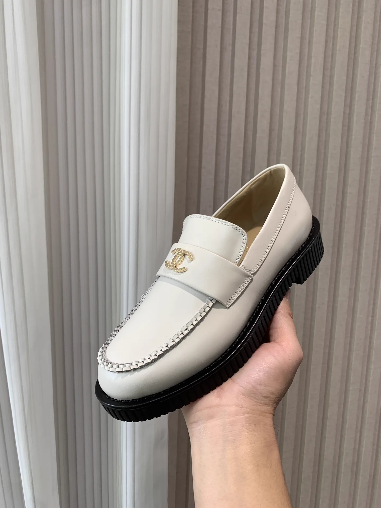 Classic Color-Block Double C Loafers image 1