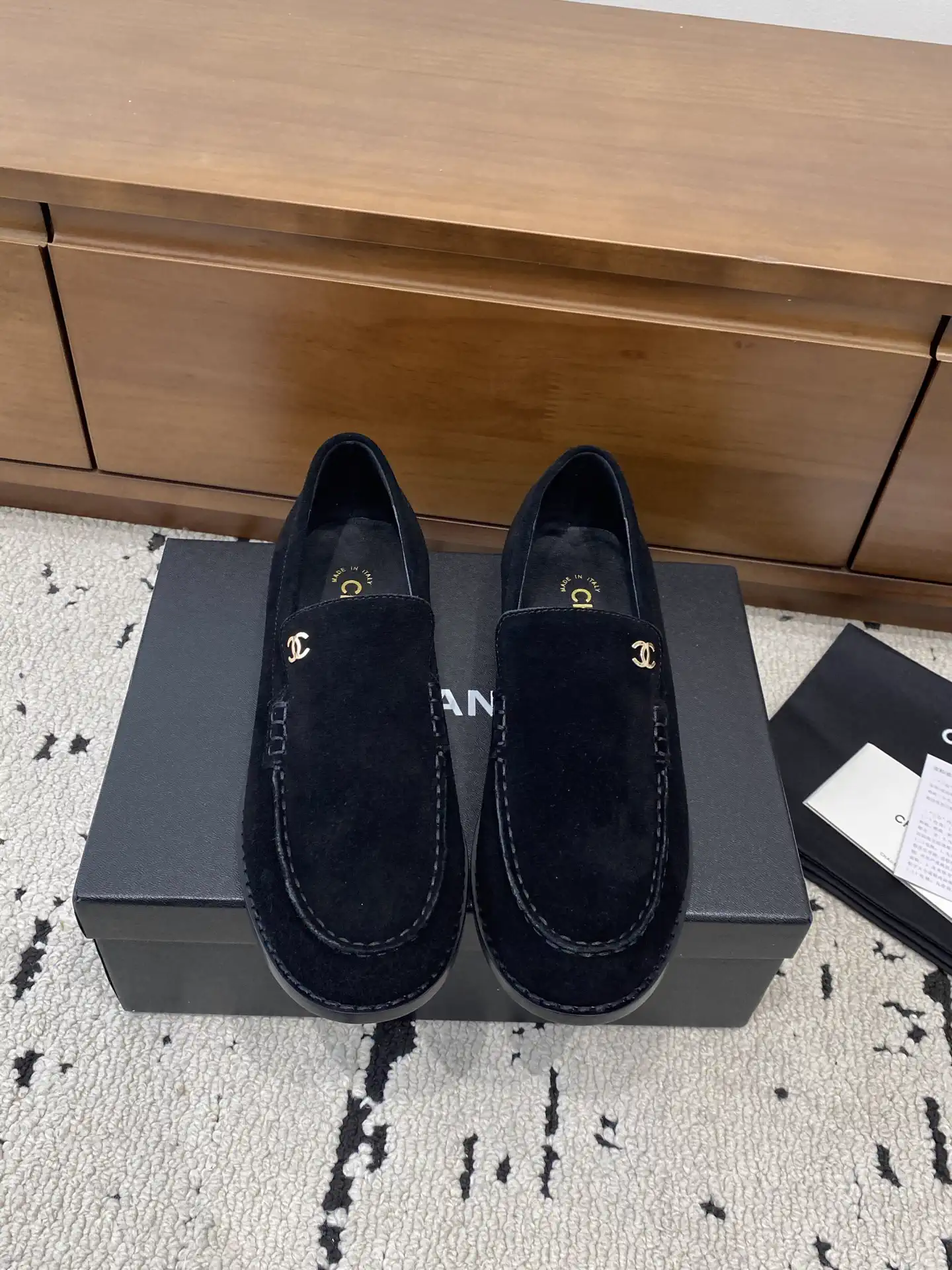 Suede Loafer Flats image 1