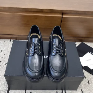 CHANEL Women's Leather Loafers image 1