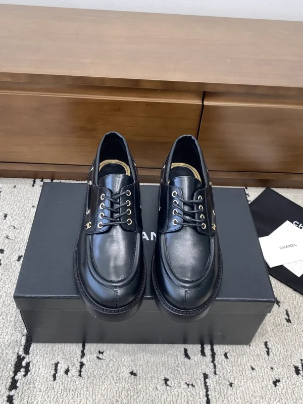 CHANEL Women's Leather Loafers image 1
