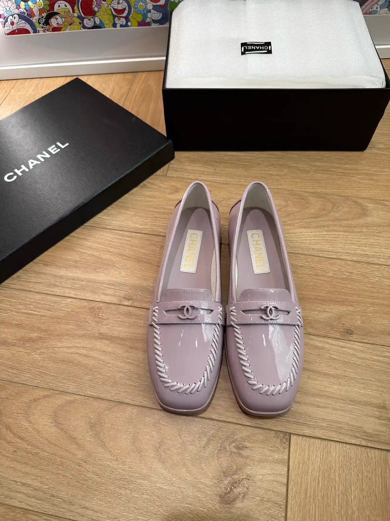 CHANEL Patent Leather Loafers image 1