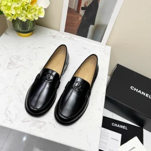 CHANEL 2023 Autumn Women's Leather Loafers image 1