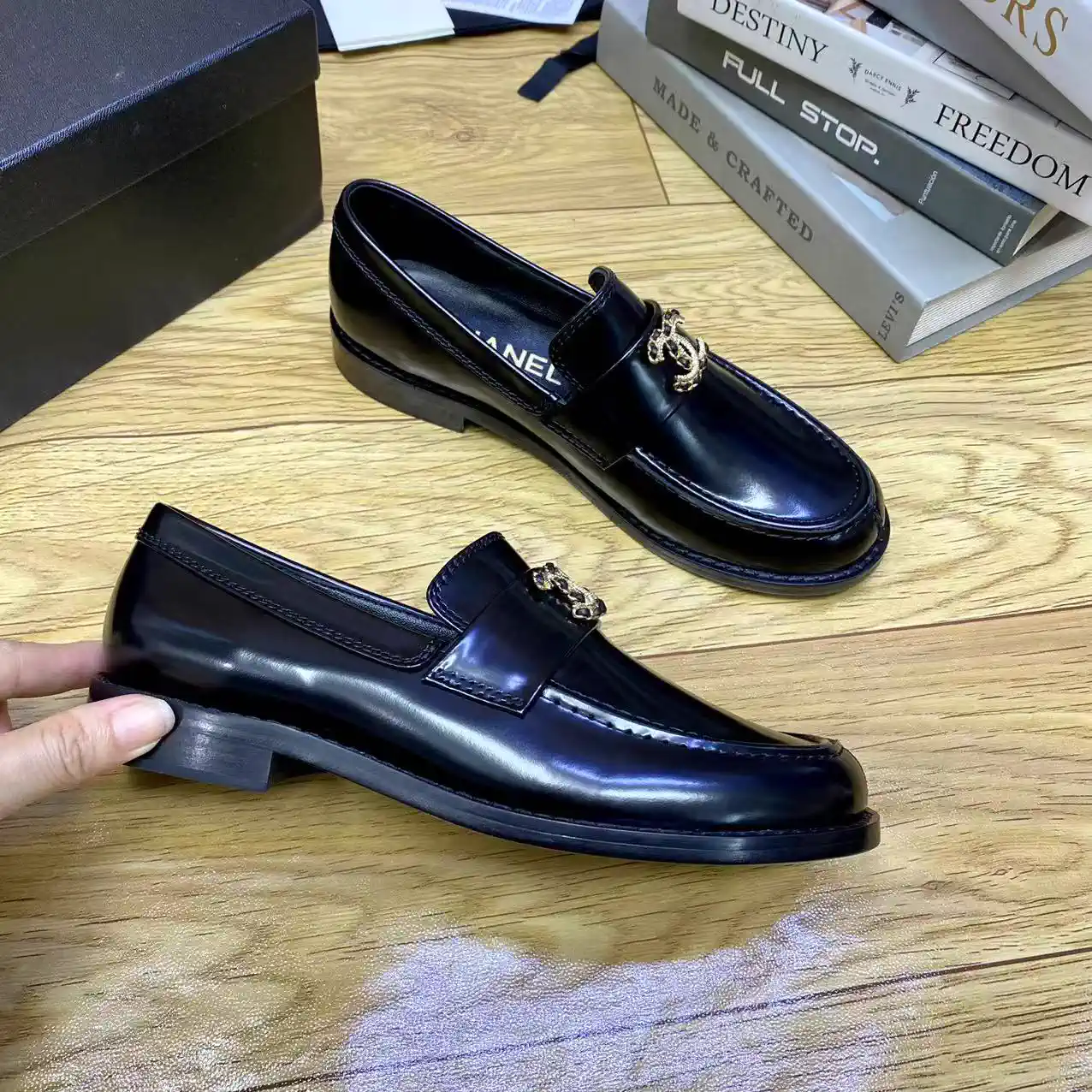 CHANEL Women's Retro Loafer Flats image 1