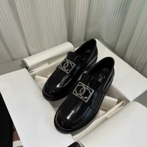 Women's Loafer Shoes with Metal Buckle image 1