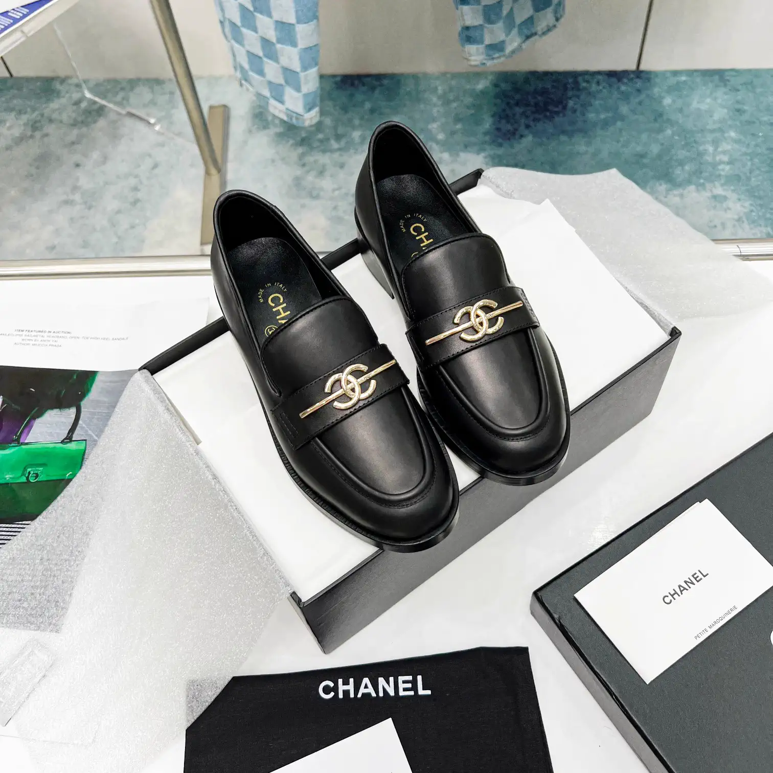 CHANEL 2023 Early Spring Slip-On Loafers image 1