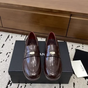 CHANEL Retro Style Round Toe Loafers image 1