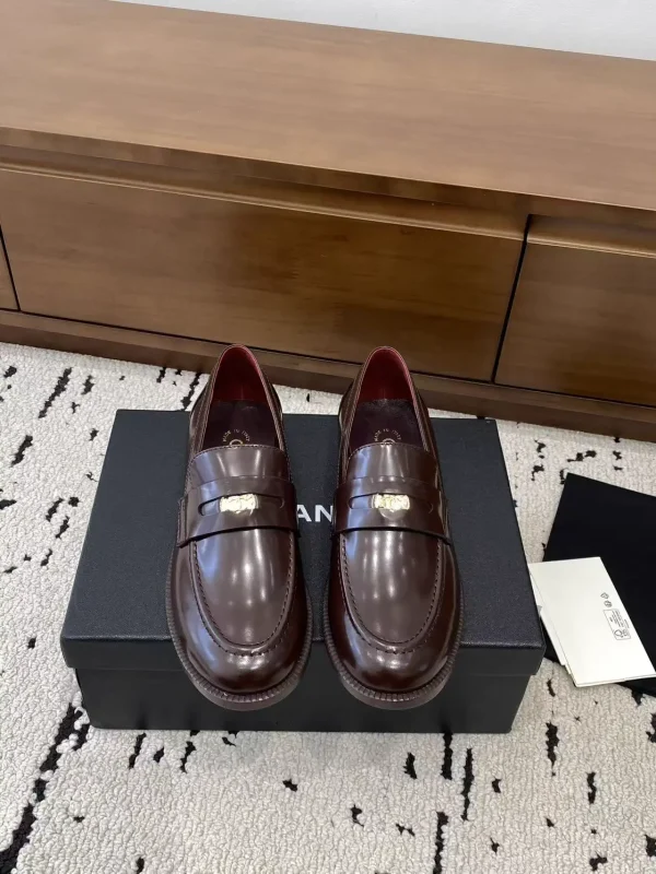 CHANEL Retro Style Round Toe Loafers image 1