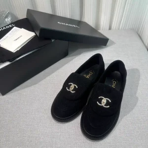 CHANEL Women's Loafer Flats with CC Logo image 1