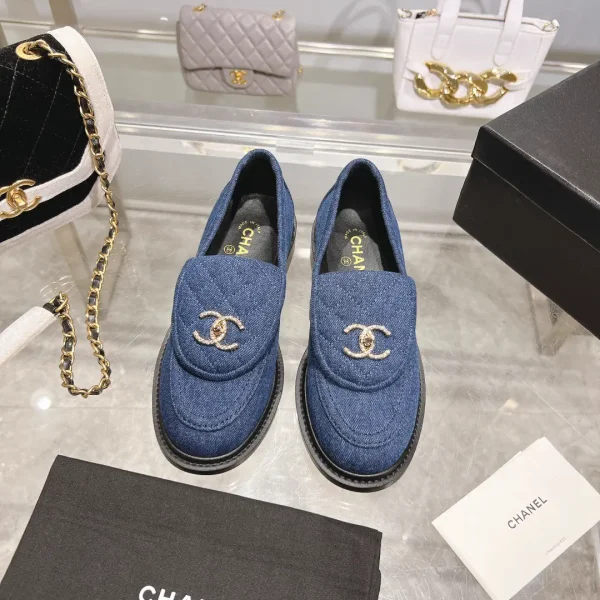 CHANEL Women's Quilted Loafer Flats image 1