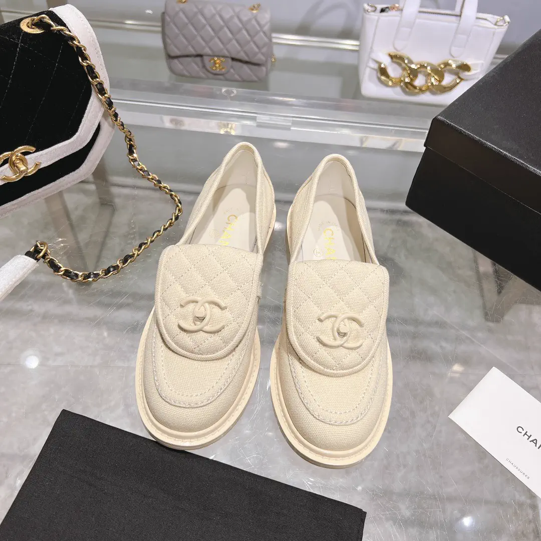 Quilted Loafer Flats image 1