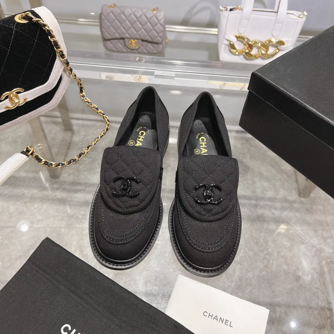 CHANEL Women's Quilted Loafer Flats image 1
