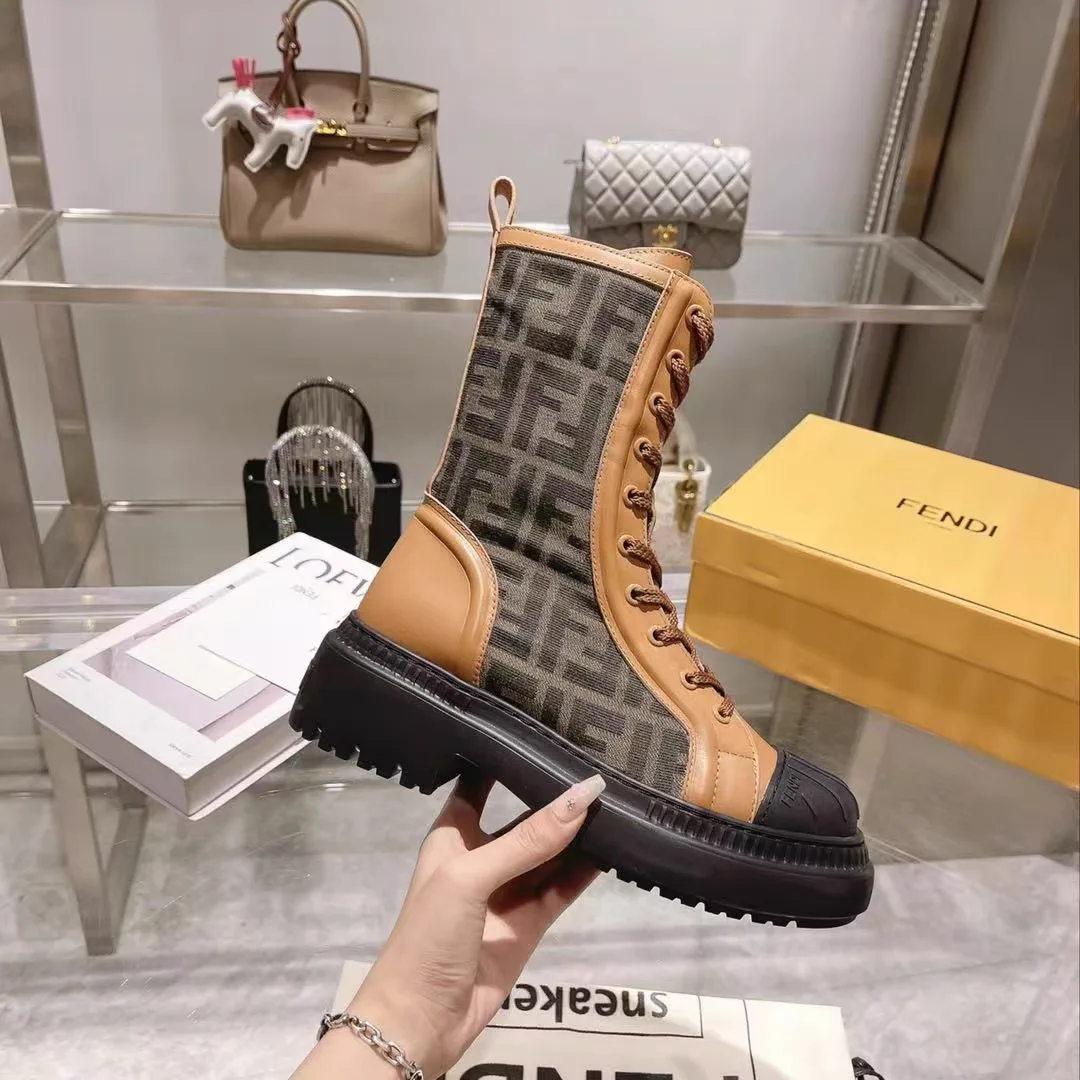 Fendi Domino Biker Boots image 1