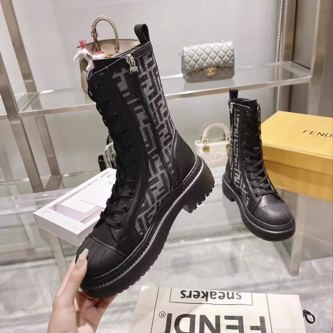 Fendi Domino Biker Boots image 1