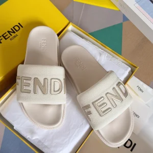 Fendi Roma Wide Strap Slide Sandals image 1