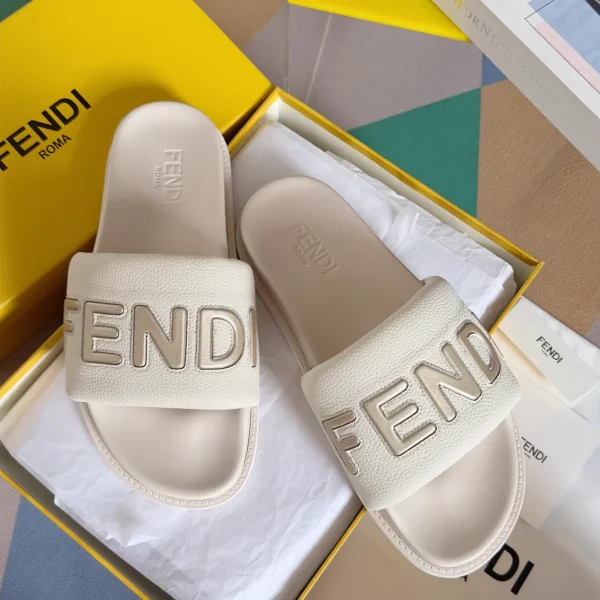 Fendi Roma Wide Strap Slide Sandals image 1