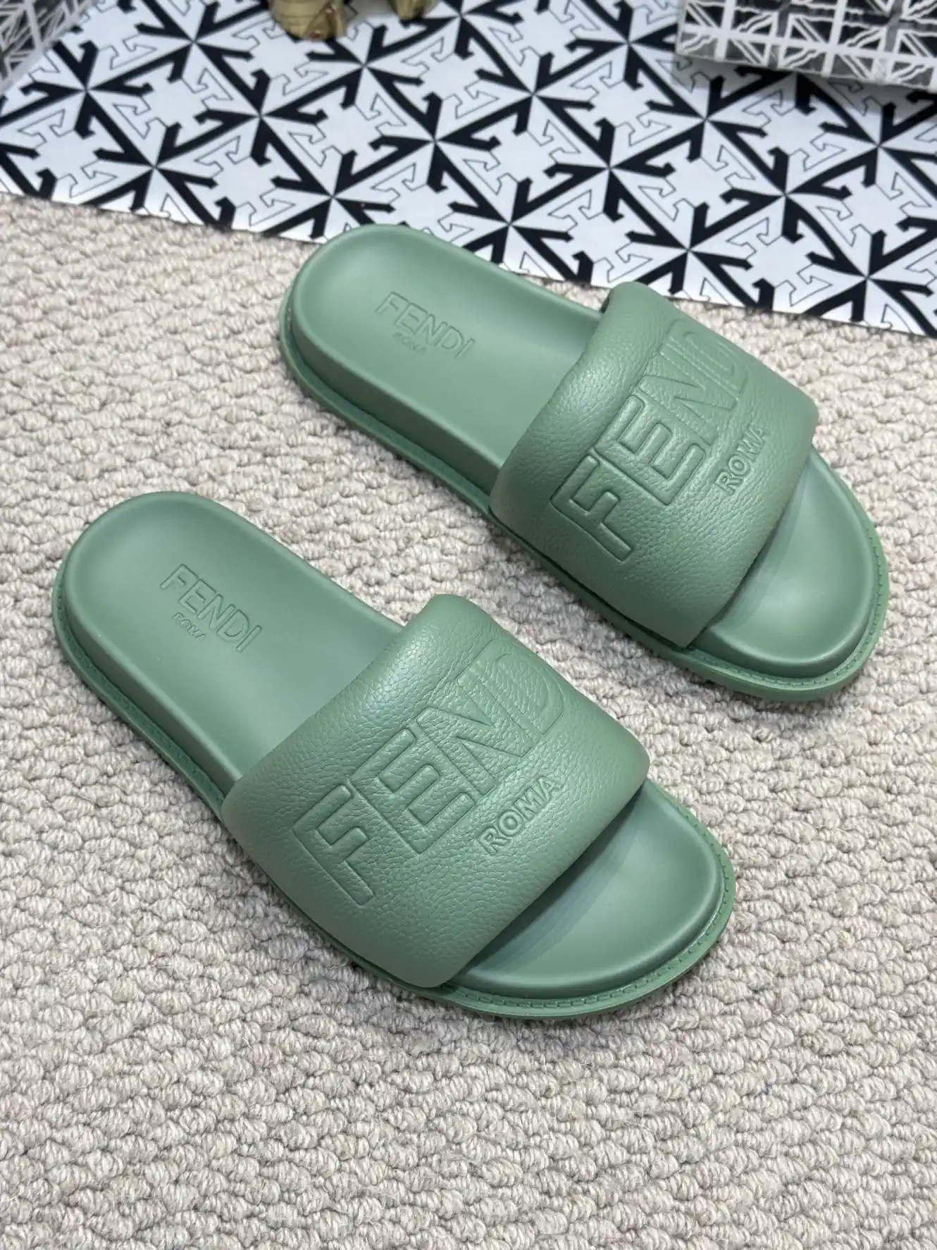 FENDI Unisex Slide Sandals image 1