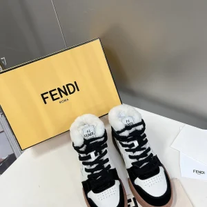 FENDI Match High-Top Casual Sneakers image 1
