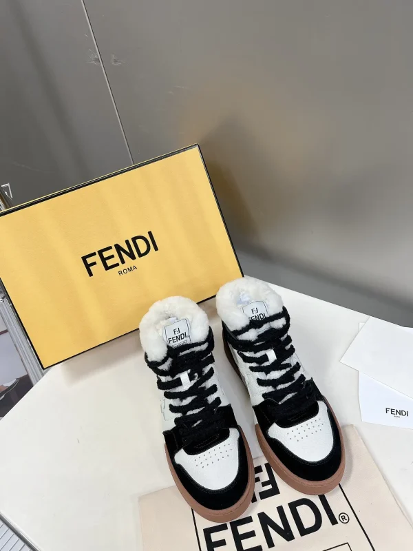 FENDI Match High-Top Casual Sneakers image 1