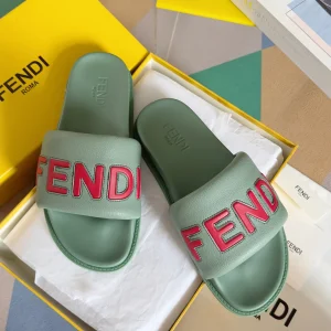 Fendi Roma Wide Strap Slide Sandals image 1
