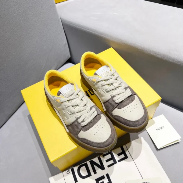 Fendi FD Match Platform Retro Sneakers image 1