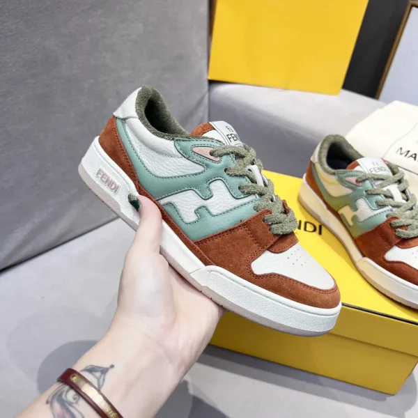 FENDI FD Match Platform Retro Sneakers image 1