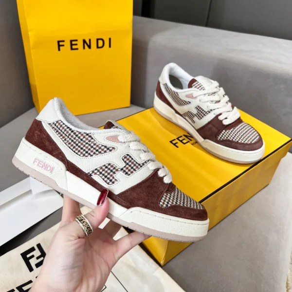 FENDI Match Platform Retro Sneakers image 1