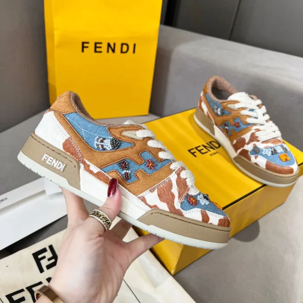 FENDI Match Platform Retro Sneakers image 1