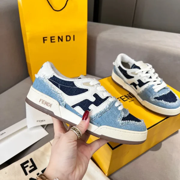FENDI Match Platform Retro Sneakers image 1