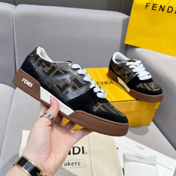 FENDI Match Series Platform Retro Sneakers image 1