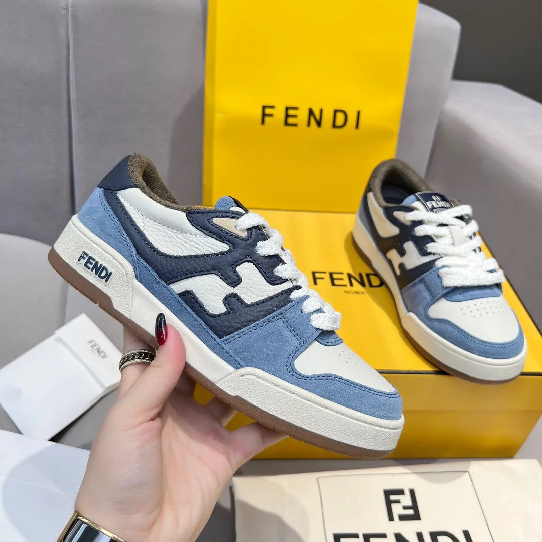 Fendi Match Platform Retro Sneakers image 1
