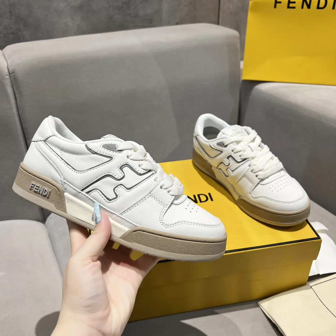 Fendi Match Platform Retro Sneakers image 1