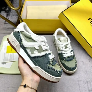 FENDI Match Lace-Up Sneakers image 1