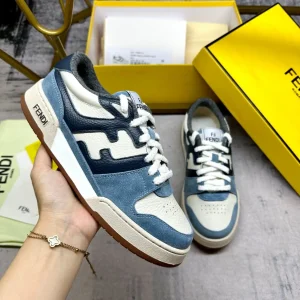 FENDI Match Lace-Up Sneakers image 1