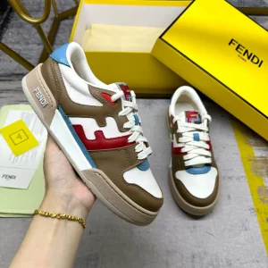 FENDI Match Lace-Up Sneakers image 1