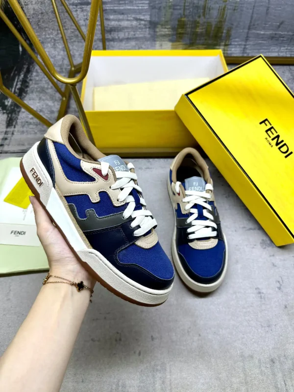 FENDI Match Lace-Up Sneakers image 1