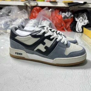 FENDI MATCH Suede Low-Top Casual Sneakers image 1