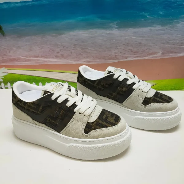 Fendi Match Platform Skate Sneakers image 1