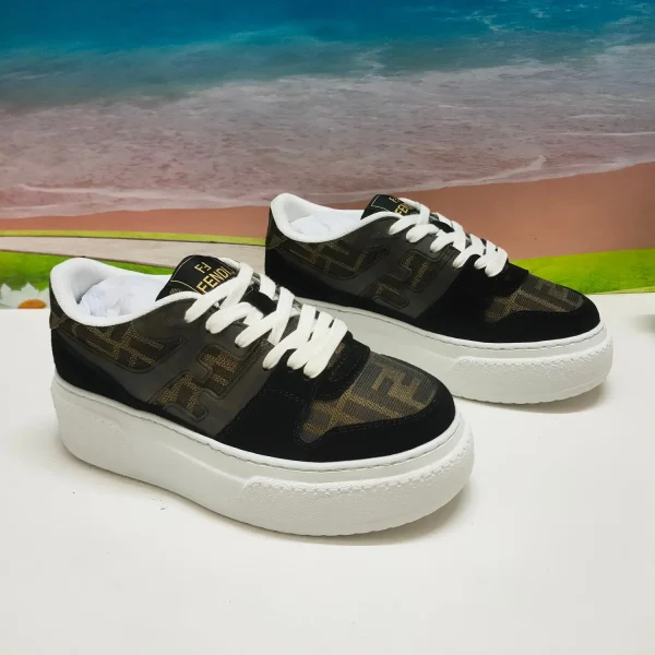 Fendi Match Platform Skate Sneakers image 1