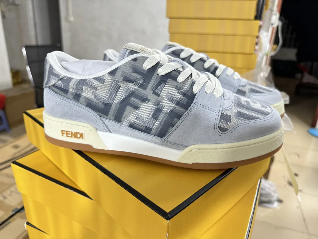 FENDI Unisex Casual Fashion Sneakers image 1
