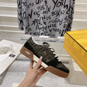 Fendi Match Retro Casual Sneakers image 1
