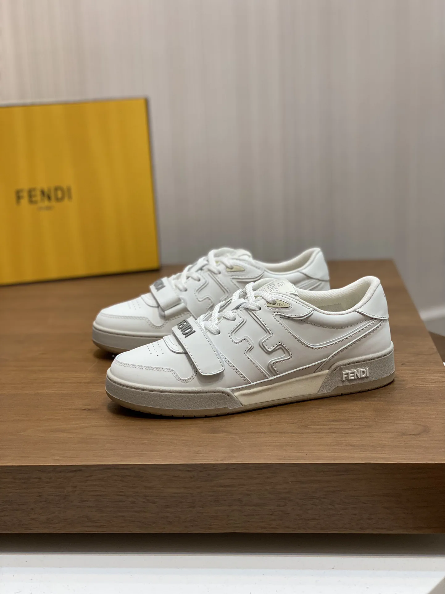 FENDI Match Velcro Strap Low-Top Skate Shoes image 1