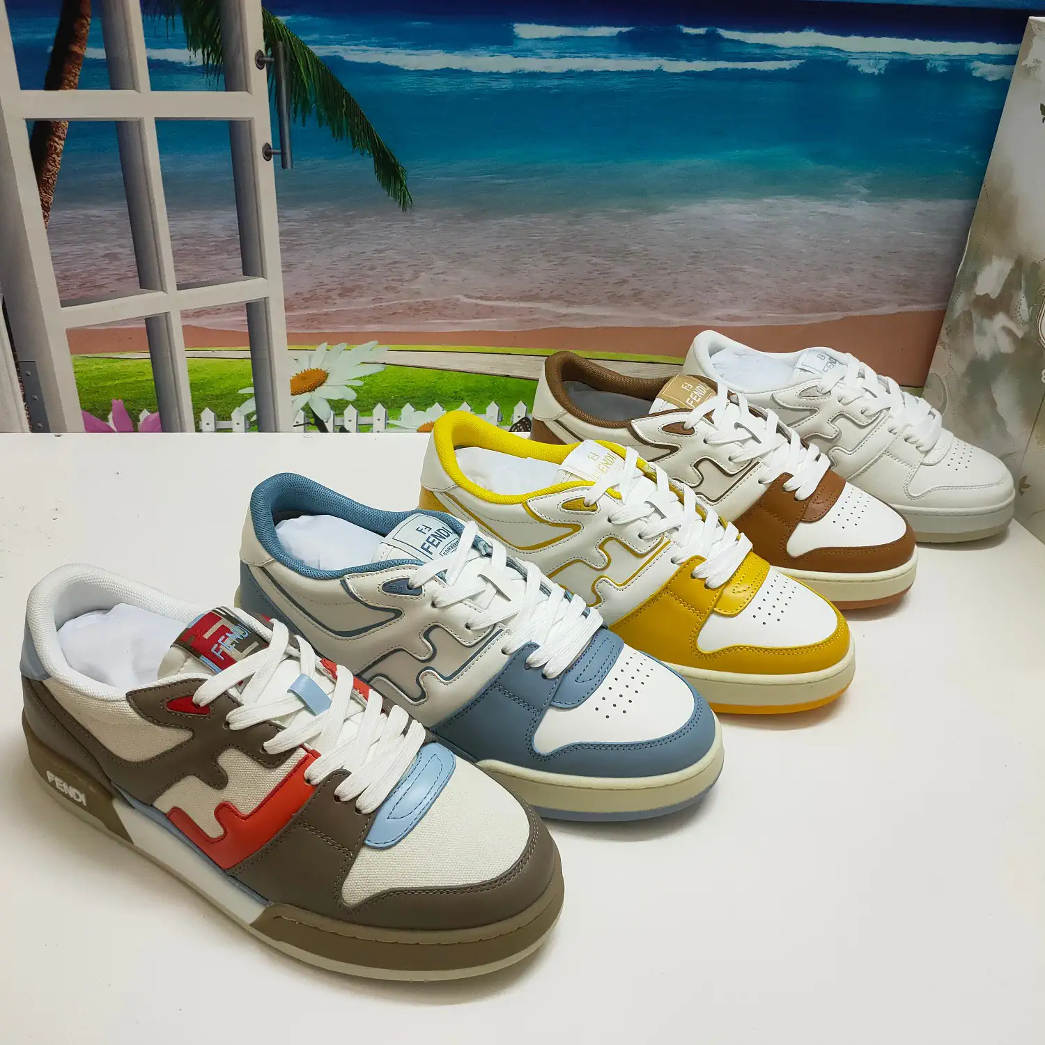 FENDI Match Casual Sneakers image 1