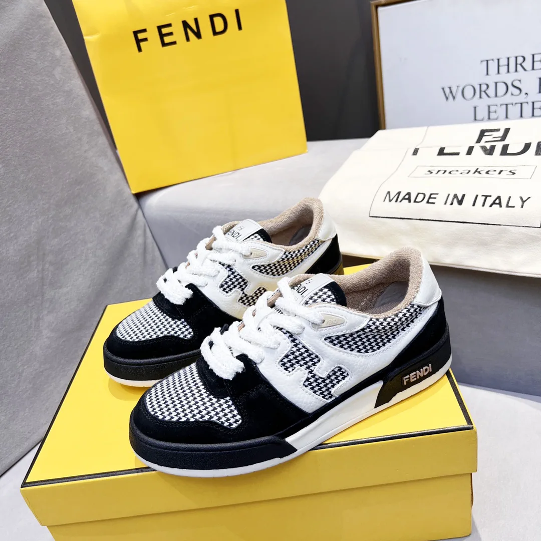 FENDI Match Platform Retro Platform Retro Sneakers image 1