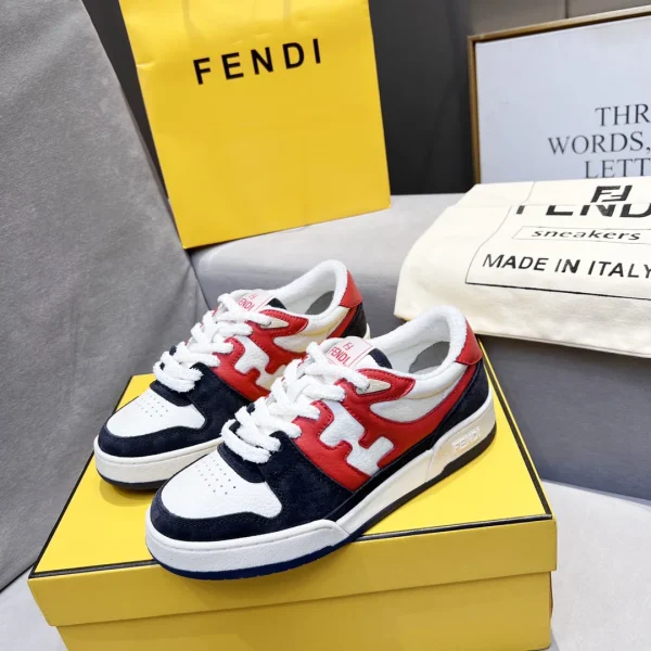 FENDI Match Platform Retro Sneakers image 1